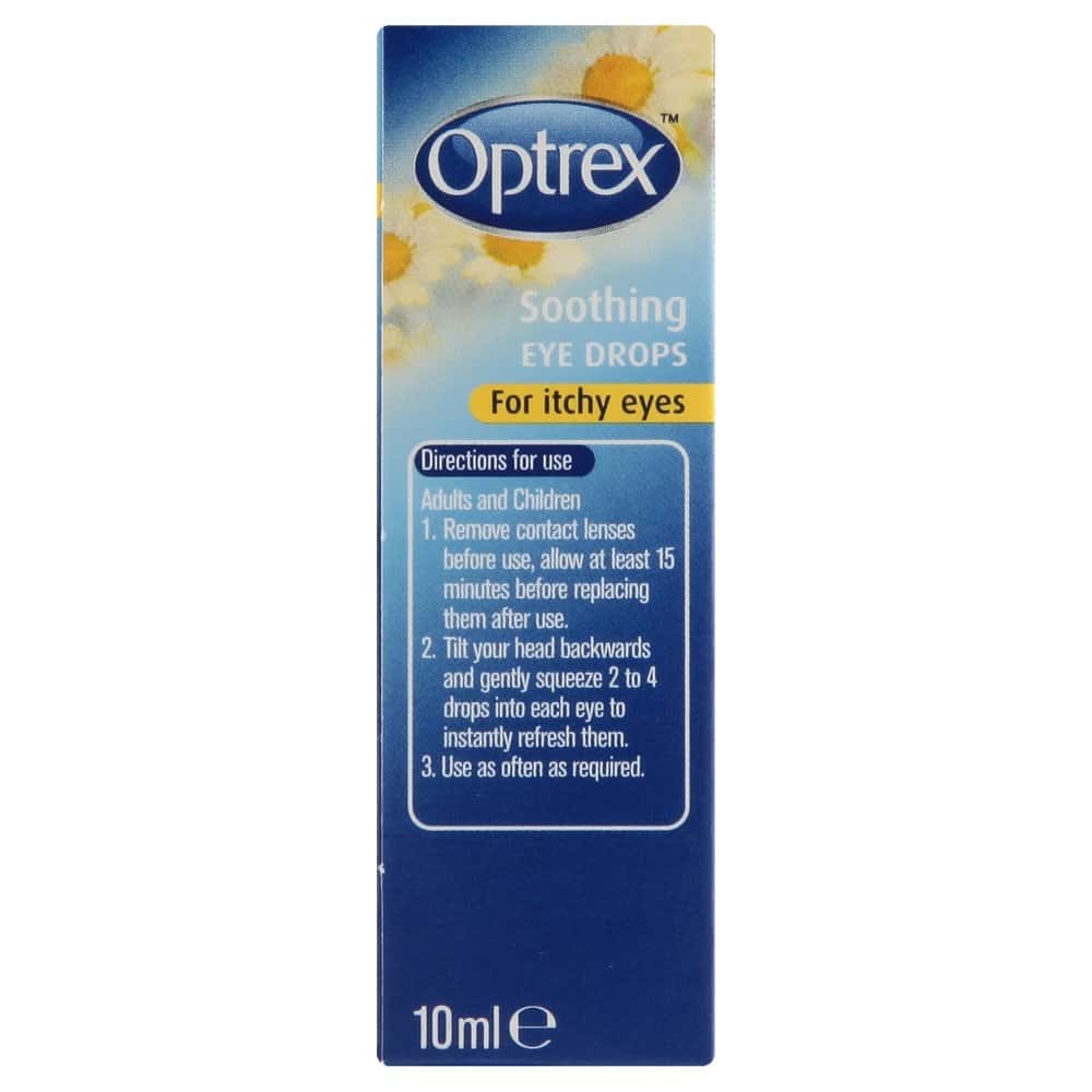 Optrex Soothing Eye Drops For Itchy Eyes 10ml Meds Direct To You